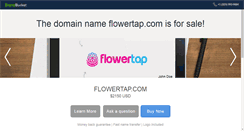 Desktop Screenshot of flowertap.com