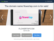 Tablet Screenshot of flowertap.com